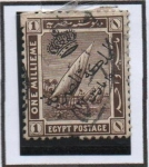 Stamps Egypt -  Barcos en el Nilo