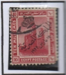 Stamps Egypt -  Coloso d' Tebas