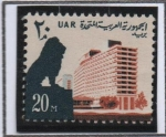 Stamps Egypt -  León y Hotel Hitón