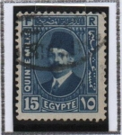 Sellos de Africa - Egipto -  Rey Fuad