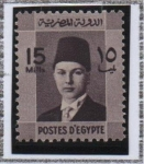 Sellos de Africa - Egipto -  Rey Farouk