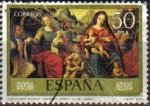 Sellos de Europa - Espaa -  ESPAÑA 1979 2542 Sello Día del Sello. Juan de Juanes IV Cent. de su Muerte Desposorios Místicos del