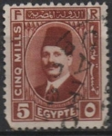 Sellos de Africa - Egipto -  Rey Fuad