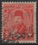 Sellos de Africa - Egipto -  Rey Farouk