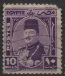 Sellos de Africa - Egipto -  Rey Farouk