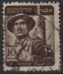 Sellos de Africa - Egipto -  Soldado