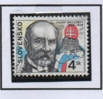 Stamps Slovakia -  Josef Skultty