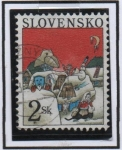 Stamps Slovakia -  Navidad