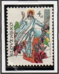 Stamps Slovakia -  Resurrección d' Cristo