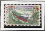 Stamps Slovakia -  Barcos: Carguero NL EMS