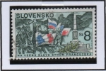 Stamps Slovakia -  Voluntarios Franceses