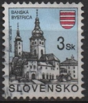 Sellos de Europa - Eslovaquia -  Castillos e Iglesias: Banska Bystrica