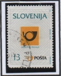 Sellos de Europa - Eslovenia -  Emblema Postal