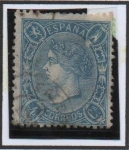 Stamps Spain -  Isabel II