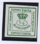 Stamps Spain -  Corona Real