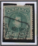 Stamps Spain -  Alfonso XIII