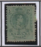 Stamps Spain -  Alfonso XIII