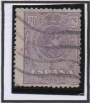 Stamps Spain -  Alfonso XIII