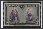 Stamps Spain -  Pio XI y Alfonso XIII