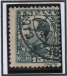 Stamps Spain -  Alfonso XIII