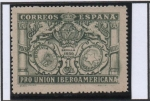 Sellos de Europa - Espa�a -  Pro Unión Iberoamericana: Escudos d' España, Bolivia y Paraguay