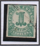 Stamps Spain -  Cifras