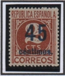 Stamps Spain -  Cifras