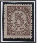 Stamps Spain -  Cifras