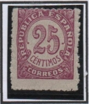 Stamps Spain -  Cifras