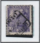 Stamps Spain -  General Franco