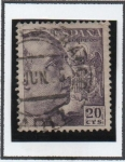 Stamps Spain -  General Franco