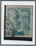 Stamps Spain -  General Franco