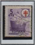 Stamps Spain -  Pro Tuberculosos