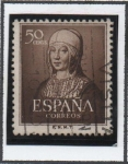 Stamps Spain -  Isabel l' Católica