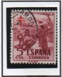 Stamps Spain -  Niños en l' Playa