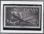 Stamps Spain -  Super Constelación y Nao Santa María