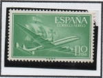 Stamps Spain -  Super Constelación y Nao Santa María