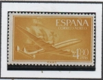 Stamps Spain -  Super Constelación y Nao Santa María