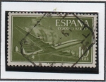 Stamps Spain -  Super Constelación y Nao Santa María