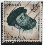 Stamps Spain -  Retrato d' Tiziano