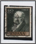 Stamps Spain -  Goya