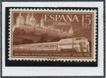 Sellos de Europa - Espa�a -  Talgo y Monasterio d' San Lorenzo