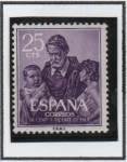 Stamps Spain -  San Vicente d' Paul