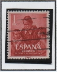 Stamps Spain -  San Vicente d' Paul