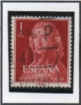 Stamps Spain -  Leandro Fernández d' Moratín