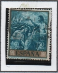 Stamps Spain -  Bautismo d' Cristo