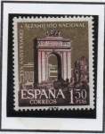 Stamps Spain -  XXV Aniversario d' Alzamiento Nacional: Arco d' Triunfo