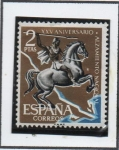 Stamps Spain -  XXV Aniversario d' Alzamiento Nacional: Batalla d' Ebro