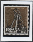 Stamps Spain -  XXV Aniversario d' Alzamiento Nacional:  Industria Minera