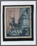 Stamps Spain -  Plaza d' España